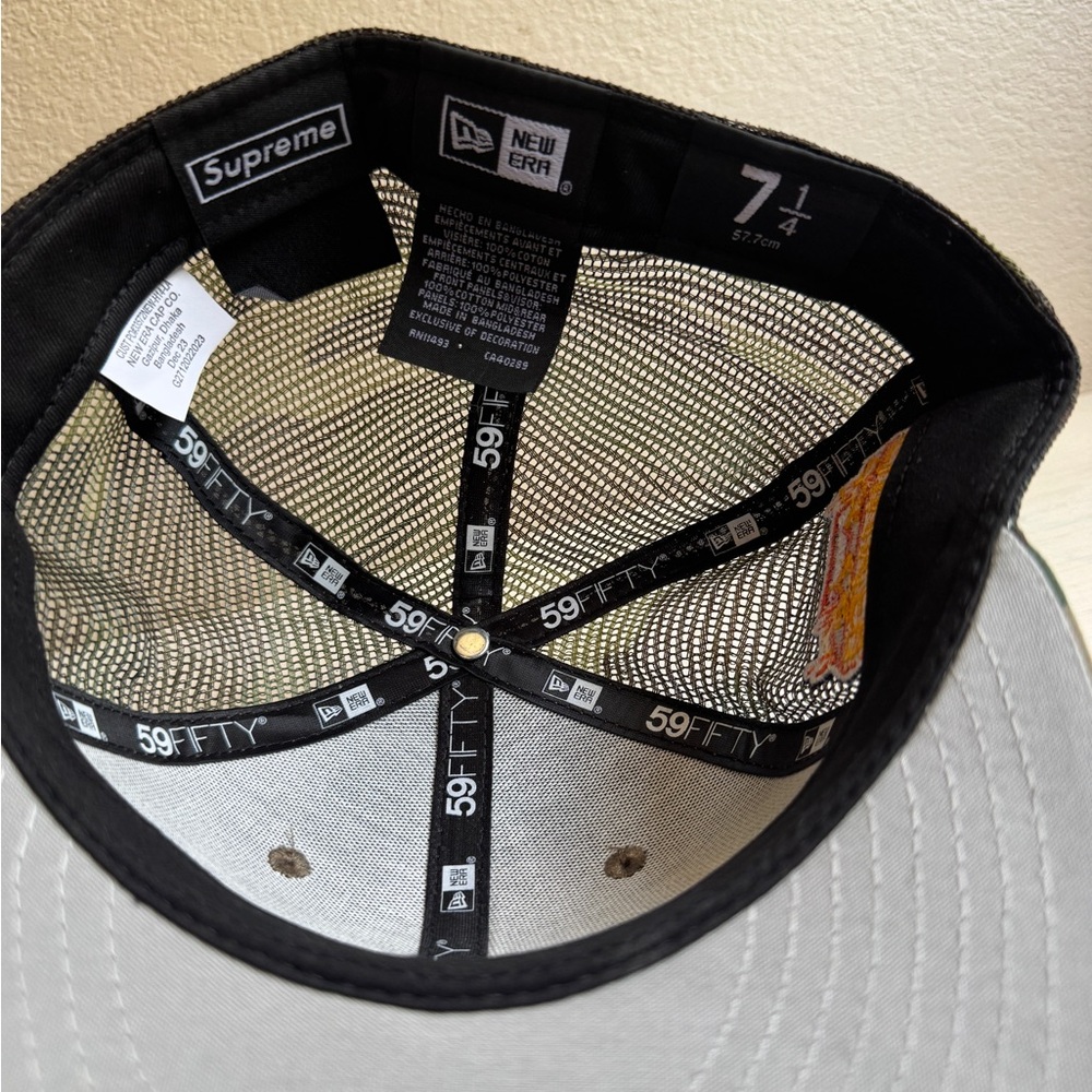 Supreme Camouflage Trucker Hat Summer Season 2024 size 7 1/4 - Picture 4 of 4